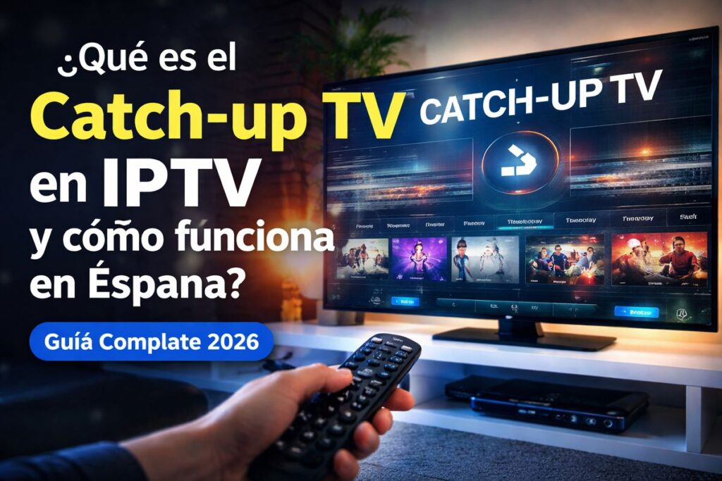 Catch-up TV IPTV funcionando en Smart TV en España