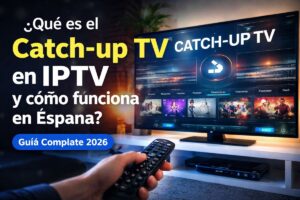 Catch-up TV IPTV funcionando en Smart TV en España