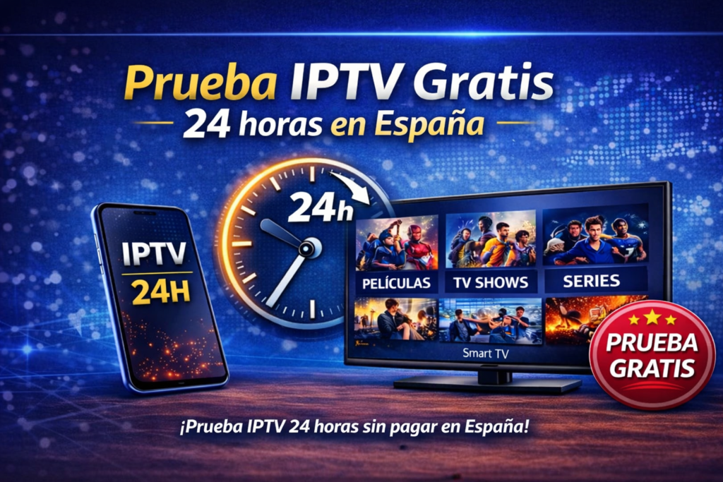 Prueba IPTV Gratis 24 horas en Espana