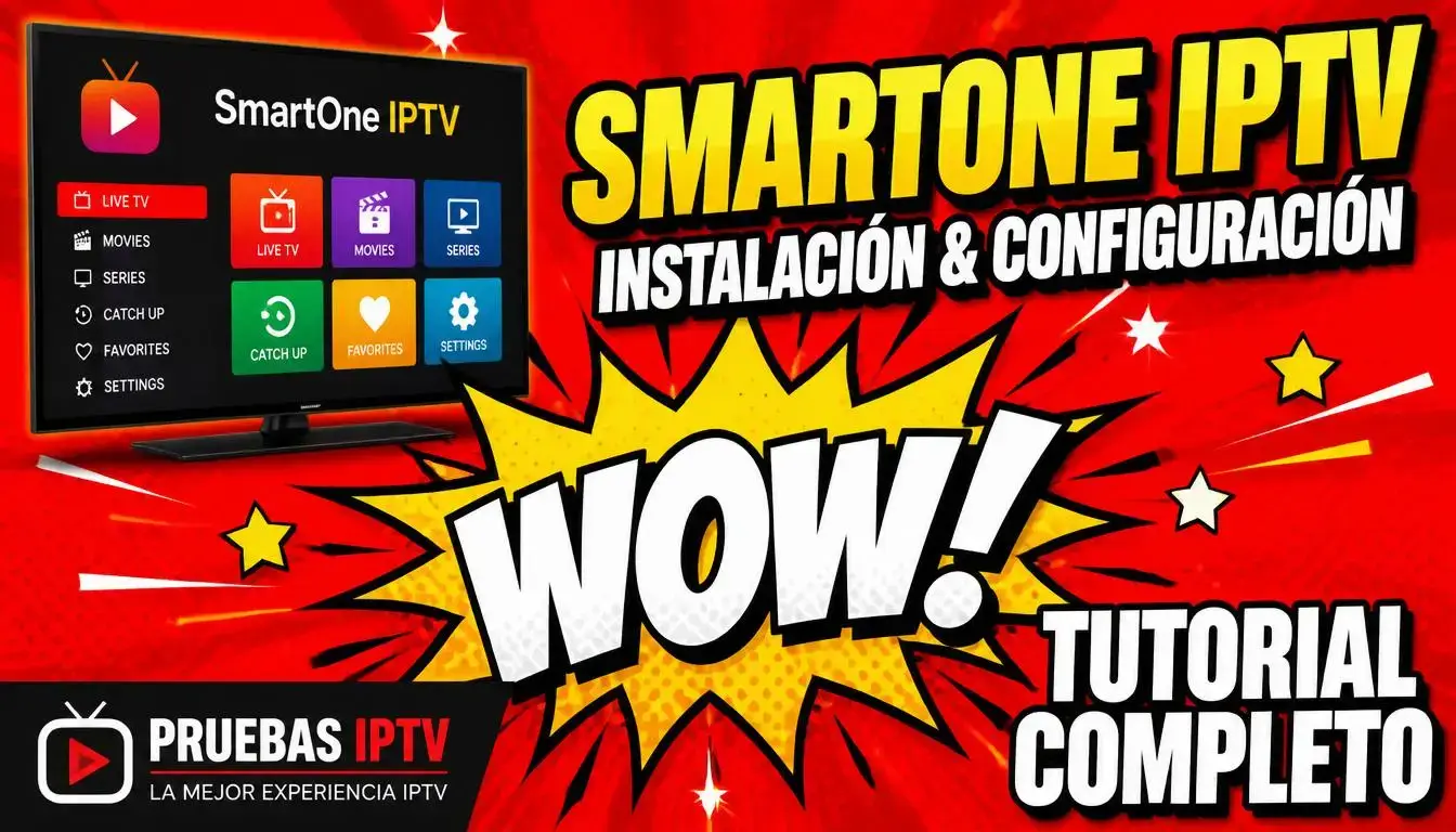 SmartOne IPTV instalado y activado en una Smart TV Samsung en 2026