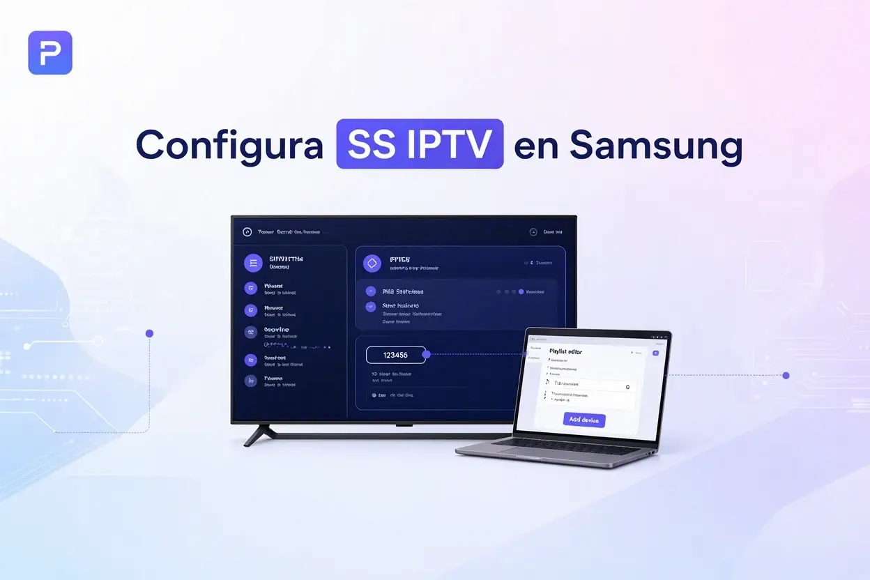 SS IPTV Samsung: configuración paso a paso en Smart TV 2026